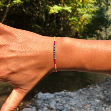 Load image into Gallery viewer, "Chinook" Turquoise Stone, Ethiopian Opal, and Seed Bead Spirit Bracelet
