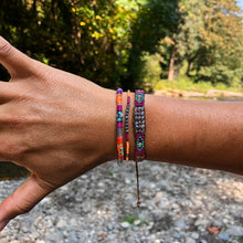 Load image into Gallery viewer, "Chinook" Turquoise Stone, Ethiopian Opal, and Seed Bead Spirit Bracelet
