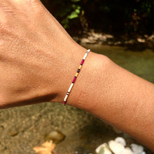 Load image into Gallery viewer, "Leaves and Feathers" Ethiopian Opal, Turquoise, Seed Bead Spirit Bracelet

