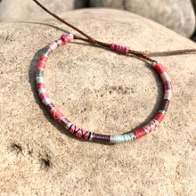 Load image into Gallery viewer, "Fire in the Sky” Cotton Wanderlust Bracelet
