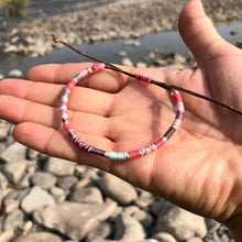 Load image into Gallery viewer, "Fire in the Sky” Cotton Wanderlust Bracelet
