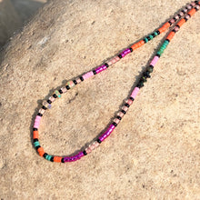 Load image into Gallery viewer, "Wild Sky" Ethiopian Opal, Turquoise, Glow Beads, and Seed Bead Spirit Bracelet
