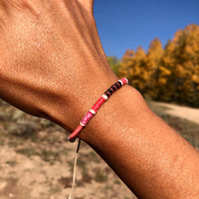 Load image into Gallery viewer, "Life is Beautiful" Cotton Wanderlust Bracelet
