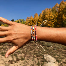 Load image into Gallery viewer, "Luck and Grit" Cotton Wanderlust Bracelet
