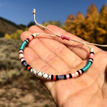 Load image into Gallery viewer, "Wind Rider" Cotton Wanderlust Bracelet
