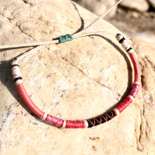 Load image into Gallery viewer, "Life is Beautiful" Cotton Wanderlust Bracelet
