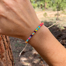 Load image into Gallery viewer, "San Isabel" Cotton and Alpaca Wool Wanderlust Bracelet
