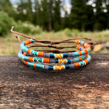 Load image into Gallery viewer, "Medicine Bow" Cotton Wanderlust Bracelet
