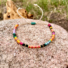 Load image into Gallery viewer, "When the Sun Comes Out" Cotton Wanderlust Bracelet
