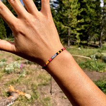 Load image into Gallery viewer, "Sunshine on a Cloudy Day" Cotton Wanderlust Bracelet
