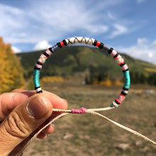 Load image into Gallery viewer, "Wind Rider" Cotton Wanderlust Bracelet

