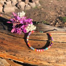 Load image into Gallery viewer, "Wander and Wonder" Cotton Wanderlust Bracelet
