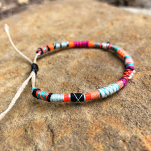 Load image into Gallery viewer, "Butterfly Effect" Fiber Threads with Pearl, Turquoise, and Opal Stone Wanderlust Bracelet
