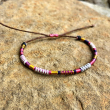 Load image into Gallery viewer, "Dreamweaver" Fiber Threads with Merino Wool Wanderlust Bracelet
