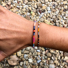 Load image into Gallery viewer, "Unicorn Dust" Fiber Threads with Opal Stone Wanderlust Bracelet

