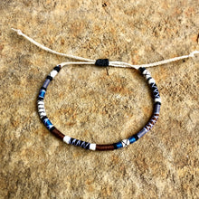 Load image into Gallery viewer, "Humble Warrior" Fiber Threads with Merino Wool Wanderlust Bracelet

