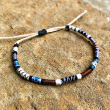 Load image into Gallery viewer, "Humble Warrior" Fiber Threads with Merino Wool Wanderlust Bracelet
