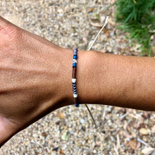 Load image into Gallery viewer, "Humble Warrior" Fiber Threads with Merino Wool Wanderlust Bracelet
