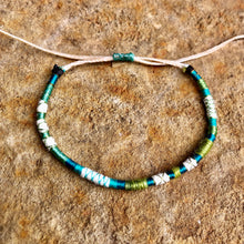 Load image into Gallery viewer, "Explore More" Fiber Threads with Merino Wool Wanderlust Bracelet
