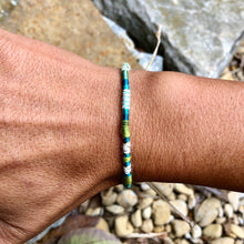 Load image into Gallery viewer, "Explore More" Fiber Threads with Merino Wool Wanderlust Bracelet
