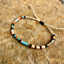 Load image into Gallery viewer, "Wind and Waves" Fiber Threads with Merino Wool Wanderlust Bracelet
