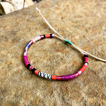 Load image into Gallery viewer, "Imagine" Fiber Threads with Alpaca and Merino Wool Wanderlust Bracelet
