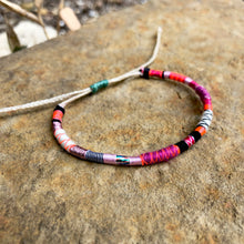 Load image into Gallery viewer, "Imagine" Fiber Threads with Alpaca and Merino Wool Wanderlust Bracelet
