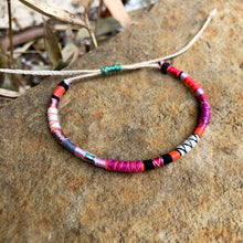Load image into Gallery viewer, "Imagine" Fiber Threads with Alpaca and Merino Wool Wanderlust Bracelet
