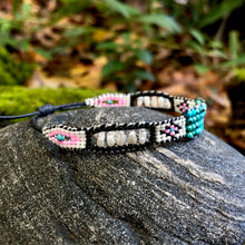 Load image into Gallery viewer, "It Was All a Dream” Turquoise, Pearl, and Seed Bead Dream Bracelet
