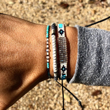 Load image into Gallery viewer, "Winter Wonderland” Labradorite, magnesite, and Seed Bead Dream Bracelet

