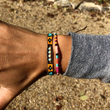 Load image into Gallery viewer, "Sugar and Spice” Turquoise, Ethiopian Opal, and Seed Bead Dream Bracelet
