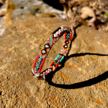 Load image into Gallery viewer, “Heart and Soul" Cotton Macrame Wanderlust Bracelet
