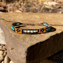 Load image into Gallery viewer, "Sugar and Spice” Turquoise, Ethiopian Opal, and Seed Bead Dream Bracelet
