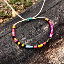 Load image into Gallery viewer, "Sunshine on a Cloudy Day" Cotton Wanderlust Bracelet
