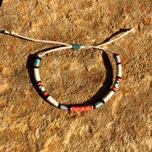 Load image into Gallery viewer, “Feisty Fox" Cotton Wanderlust Bracelet
