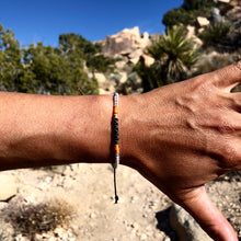 Load image into Gallery viewer, “Desert Magic" Fiber Threads with Merino Wool Wanderlust Bracelet
