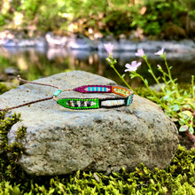 Load image into Gallery viewer, “Gaia” Peridot, Magnesite, Opal, Malachite, Turquoise, Pearl, Amethyst Dream Bracelet
