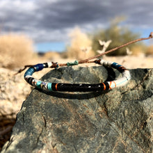 Load image into Gallery viewer, “Believe in Yourself" Fiber Threads with an Opal Stone Wanderlust Bracelet
