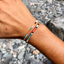 Load image into Gallery viewer, “Firestarter” Cotton Wanderlust Bracelet
