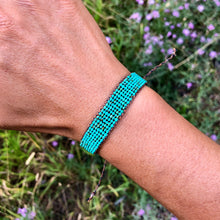 Load image into Gallery viewer, "Courage” Turquoise Stone Dream Bracelet
