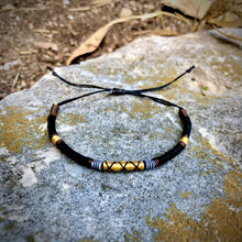 Load image into Gallery viewer, “Moose” Cotton and Irish Waxed Linen Cord Wanderlust Bracelet
