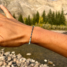 Load image into Gallery viewer, "September Sky" Ethiopian Opal, Turquoise, Glow Beads, and Seed Bead Spirit Bracelet
