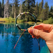 Load image into Gallery viewer, ”Stay on Your Path" Fiber Threads with Merino Wool Wanderlust Bracelet
