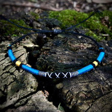 Load image into Gallery viewer, “Hope” Cotton and Irish Waxed Linen Cord Wanderlust Bracelet
