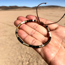 Load image into Gallery viewer, “Kintsukuroi" LIMIT ONE PER CUSTOMER Fiber Threads with Merino Wool Wanderlust Bracelet
