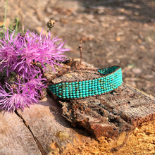 Load image into Gallery viewer, "Courage” Turquoise Stone Dream Bracelet
