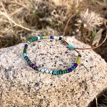 Load image into Gallery viewer, “Saguaro" Fiber Threads with Merino Wool Wanderlust Bracelet
