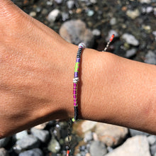 Load image into Gallery viewer, “Eastbound” Cotton, Merino Wool Wanderlust Bracelet
