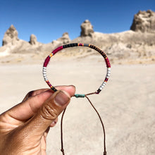 Load image into Gallery viewer, “Highway to the Heart" Fiber Threads with Merino and Alpaca Wool Wanderlust Bracelet

