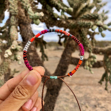 Load image into Gallery viewer, “Valley of the Sun" Fiber Threads with Alpaca and Merino Wool Wanderlust Bracelet
